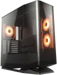 COUGAR Midi Tower korpusas, FV270 ARGB, juodas, Midi Tower, PC, juodas, ATX, CEB, EATX, micro ATX, Mini-ITX, metalas, plastikas, grūdintas stiklas, žaidimams