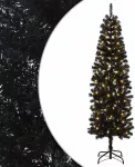 Dirbtinis lieknas Kalėdų medis 210 cm 300 LED &Scaron;ilta balta