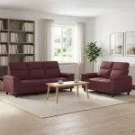 Sofa Sofos komplektas 2 vnt. Violetinė Audinys