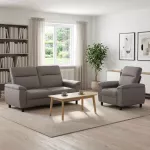 Sofa Sofos komplektas 2 vnt. Taupe Audinys
