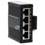 &Scaron;akotuvas Switch Exsys EX-62021PoE-P 5 prievadų pramoninis mikro Gigabit komutatorius su Pass-Through funkcija, nevaldomas