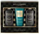Baylis & Harding Men Shower Trio (juodieji pipirai ir ginsengas) &ndash; dovanų kūno priežiūros rinkinys (3 vnt.)