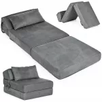 2-in-1 vienvietė i&scaron;lankstoma poroloninė sofa-lova čiužinys 190×70 cm ModernHome