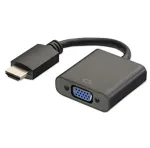Kabelis ACC HDMI D-Sub (VGA), 0,1, Baltas (AH011)