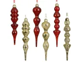Christmas Tree toy Decoris Antique. auksinis/red. 18 cm