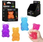 SENSORY SQUEEZE TOY BEAR 8CM