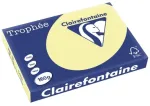 Spalvotas popierius, Clairefontaine Troph&eacute;e, A3 160 g/m2, kanarų geltonumo, pakuotė su 250 vnt.