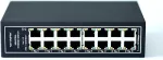 &Scaron;akotuvas Pramoninis 16 prievadų Ethernet jungiklis Wiwav Wdh-16et-dc