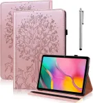 Bolelaw dėklas, skirtas lenovo tab m11 (tb330fu/tb330xu) 11 colių 2024 su ra&scaron;ikliu ir ra&scaron;iklio laikikliu, kortelių lizdo stovo funkcija, atverčiamas madingas apsauginis dėklas, skirtas lenovo tab m11 plan&scaron;etinio kompiuterio dėklui, rožinis