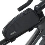 Pack2ride Toprock vir&scaron;utinio rėmo krep&scaron;ys - atsparus vandeniui patvarus cordura audinys, skirtas kasdieninei dviračių įrangai laikyti, rėmo krep&scaron;ys, skirtas plento, žvyro dviračiams, juodas (1l)