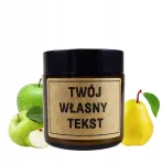 Jarcandle kvapioji sojų va&scaron;ko žvakė su personalizuotu atspaudu obuolių ir kriau&scaron;ių kvapo