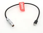 Drri 6 kontaktų į usb-c maitinimo valdymo kabelis, skirtas dji vaizdo siųstuvui ir rs2 rs3 rs3 pro rs4 rs4 pro