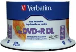 Vinilinė plok&scaron;telė Dvd+r verbatim 8.5gb 8x 50vnt (cake 50) double layer print