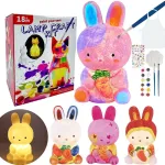 Nieekrun vaiki&scaron;kas pie&scaron;imo rinkinys &bdquo;bunny&ldquo; &ndash; vaiki&scaron;kas zuikučio pie&scaron;imo rinkinys, žaislas pie&scaron;imui, &bdquo;pasidaryk pats&ldquo; kūrybinis pie&scaron;imo zuikutis, dovanų idėjos vaikams gimtadienio, Helovino, Kalėdų proga