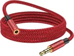 Moswag 3.5mm prailginimo laidas su mikrofonu, stereo garsui
