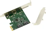 Pcie 2x Sata Iii 6gb/s valdiklio plok&scaron;tė su Raid funkcija