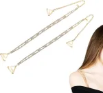 Rhinestone liemenėlės petne&scaron;ėlės, reguliuojamos moteri&scaron;kos liemenėlės apatinių drabužių petne&scaron;ėlės blizgančios rhinestone liemenėlės petne&scaron;ėlės kri&scaron;tolinė petne&scaron;ėlė grandinėlė su plonomis petne&scaron;ėlėmis liemenėlės diržas vir&scaron;utiniams drabužiams vestuvi ...