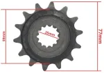 Other PRIEKINIS ŽVAIGŽTIS 520-14z CFMOTO 400 NK CHOHO