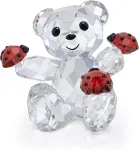 Swarovski Kris Bear Good Luck Bear, detalizuotas me&scaron;kiukas i&scaron; įvairiaspalvio spindinčio kri&scaron;tolo