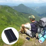 Ne&scaron;iojamas Saulės Įkroviklis 1w 4v Pvc Polikristalinis