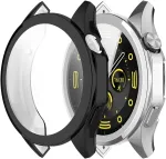 Acadeny [2 dėklų rinkinys, suderinamas su Huawei Watch Gt4 46 mm, juodas sidabrinis labai skaidrus visapusi&scaron;kas apsauginis dėklas su ekrano apsauga, [atsparus dėmėms] [atsparus įbrėžimams] itin plonas Tpu