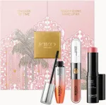 Kiko Milano Beauty Icons makiažo rinkinys: blakstienų tu&scaron;as, kreminiai skaistalai ir dvipusiai lūpų dažai