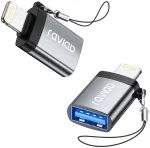 Raviad lightning į usb adapteris, iphone usb atmintinės adapteris kompakti&scaron;kas usb 3.0 otg adapteris, skirtas iphone/ipad, palaiko flash atmintinę, &scaron;akotuvus, midi klaviatūrą, pelę, klaviatūrą, kamerą, kortelių skaitytuvą