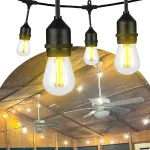 Lauko girlianda 20m led lemputės terasai sodui