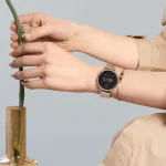 Trumirr pakaitinis dirželis, skirtas 36 mm daniel wellington laikrodžiui, 18 mm tinklinio pynimo nerūdijančio plieno laikrodžio dirželis, skirtas huawei watch 1st/fit honor s1, asus zenwatch 2 1.45 colio wi502q, withings activit&eacute;/pop/steel hr 36 mm