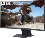 LG 27gs60qx-b.aeuq Ultragear&trade; lenktas Qhd žaidimų Va monitorius 27 colių (68,4 cm), 2560 x 1440, 16:9, 1 ms Gtg, 180 Hz, Hdr10, 300 cd/m&sup2; ry&scaron;kumas (tip.), Amd Freesync, Dynamic Action Sync -