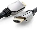 1attack.de 1 x 3.0 m 10k Premium Ultra High Speed Hdmi kabelis su Ethernet iki 48 Gbit/s auk&scaron;čiausios klasės įrenginiams - i&scaron;bandytas pagal Hdmi 2.1 testavimo specifikaciją - juodas - 1 vnt.
