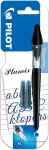 Pilot Plumix plunksnakotis su 2 &scaron;ovinių, juodas plunksnos galiukas, vidutinis, juodas