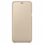 Samsung Galaxy A6+ (2018) dėklas - piniginė (Auksinis) WA605CFE