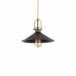 Pakabinamas &scaron;viestuvas Ideal Lux Suspended lamp with 1 light ERIS, E27, juodas