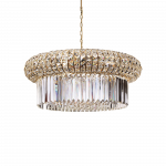 Pakabinamas &scaron;viestuvas Ideal Lux Suspended lamp with 18 lights NABUCCO, E14, chrome