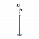 Ideal Lux Floor lamp with 2 lights POLLY, E27, juodas
