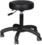 Activeshop Kosmetologinė meistro kėdutė BEAUTY STOOL ELEGANT Juodas