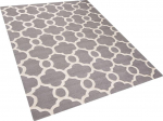 Beliani Vilnos kilimas 160 x 230 cm pilkas ZILE