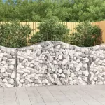 I&scaron;lenkti gabiono krep&scaron;iai, 10vnt., 200x50x100/120cm, geležis