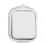 Timex Elektro WNT-1B/S BI AMBER Vienas jungiklis su ap&scaron;vietimu n/t IP44 balta WNT-1B/S