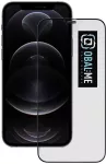 OBAL:ME 5D apsauginis stiklas telefonui iPhone 12/12 Pro Juodas