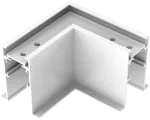 Įleidžiamo magnetinio bėgelio EGO kampinis sujungimas, baltas, 320601