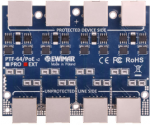 Ewimar PTF-64-EXT/PoE 4 kanalų Gigabit Ethernet LAN vir&scaron;įtampių apsaugos modulis