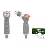 Laistymo pistoletas Bradas Baltas Line SMOOTH CONTROL, metalinis, reguliuojamas