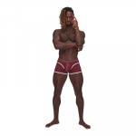 Male Power Sport Mesh Mini Short M Burgundy Athletic Fit