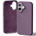 Mercury Silikoninis Apple iPhone 16 6,1" dėklas telefonui violetinės spalvos