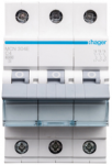 Hager Polo MCN304E Grandinės pertraukiklis 3P C 4A 6kA AC MCN304E