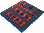 Bgs Technic Įrankių dėklas 2/3: VDE įrankių rinkinys | 10 mm (3/8") | 7 - 22 mm | 12 vnt. (70213)