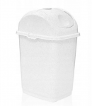 SLIM pakreipiamas konteineris 5 l - 185x150x280 mm baltas