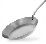 DE BUYER Apvali keptuvė, skersmuo 24cm CARBONE PLUS